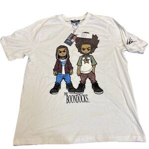 New Official Boondocks Signature Black 3D Riley Shirt Size 2XL Skateboard